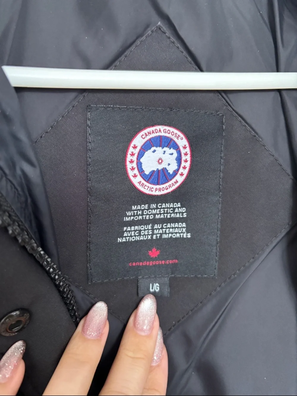 Canada Goose Black Shelburne Quilted Puffer Parka Coat with Hood - Picture 4 of 5